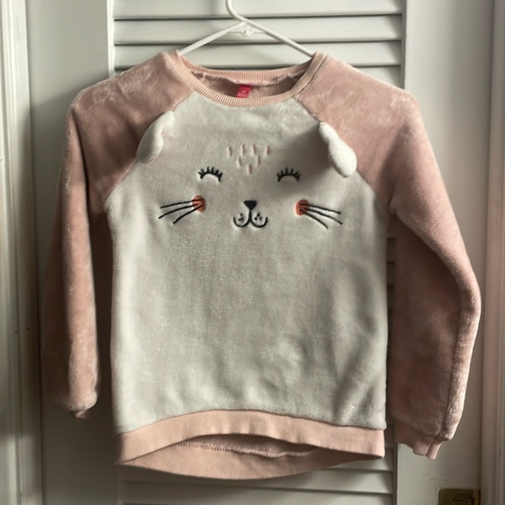 Penelope Mack Ultrasoft Kitty Fleece w/3D Embellished Ears Girls Size 10